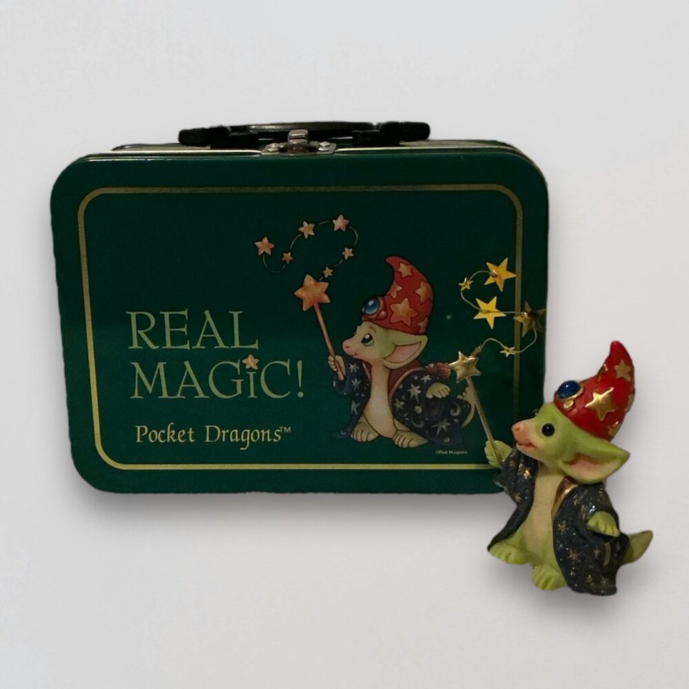 Whimsical World of Pocket Dragons Real Musgrave Real Magic 2003/2004 with Tin